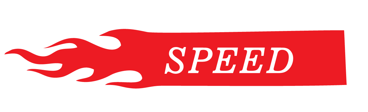 برچسب اسپرت "SPEED" با طرح شعله (زیر آینه خودرو)